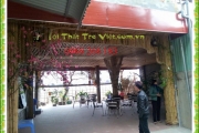 Thái Nguyên :Nhà tre mái lá ở Hồ Núi Cốc 